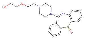 Quetiapine sulfoxide Chemical Structure