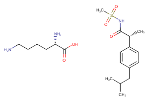 Reparixin L-lysine salt Chemical Structure