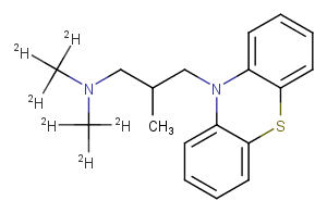 Alimemazine D6 Chemical Structure