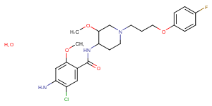 Cisapride hydrate Chemical Structure