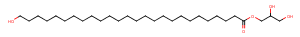 Glycerol 1-(26-hydroxyhexacosanoate) Chemical Structure