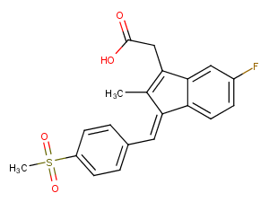 Sulindac sulfone Chemical Structure