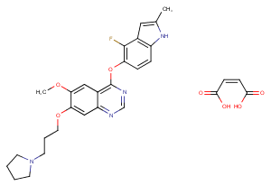 Cediranib maleate Chemical Structure