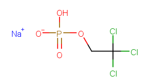 Triclofos Sodium Chemical Structure