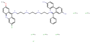 Acridine ethidium heterodimer Chemical Structure