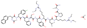 Ganirelix Acetate Chemical Structure