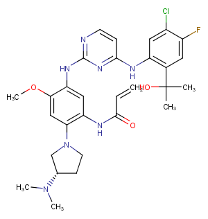 (S)-Sunvozertinib Chemical Structure