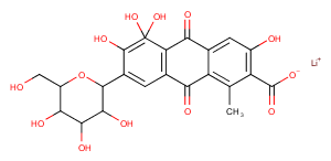 Lithium Carmine Chemical Structure