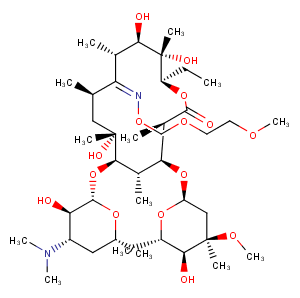 Roxithromycin Chemical Structure