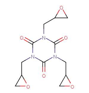 Triglycidyl isocyanurate Chemical Structure