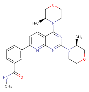 Vistusertib Chemical Structure