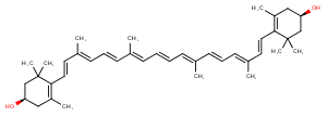 Zeaxanthin Chemical Structure