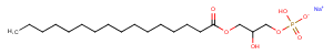 1-Palmitoyl Lysophosphatidic Acid (sodium salt) Chemical Structure