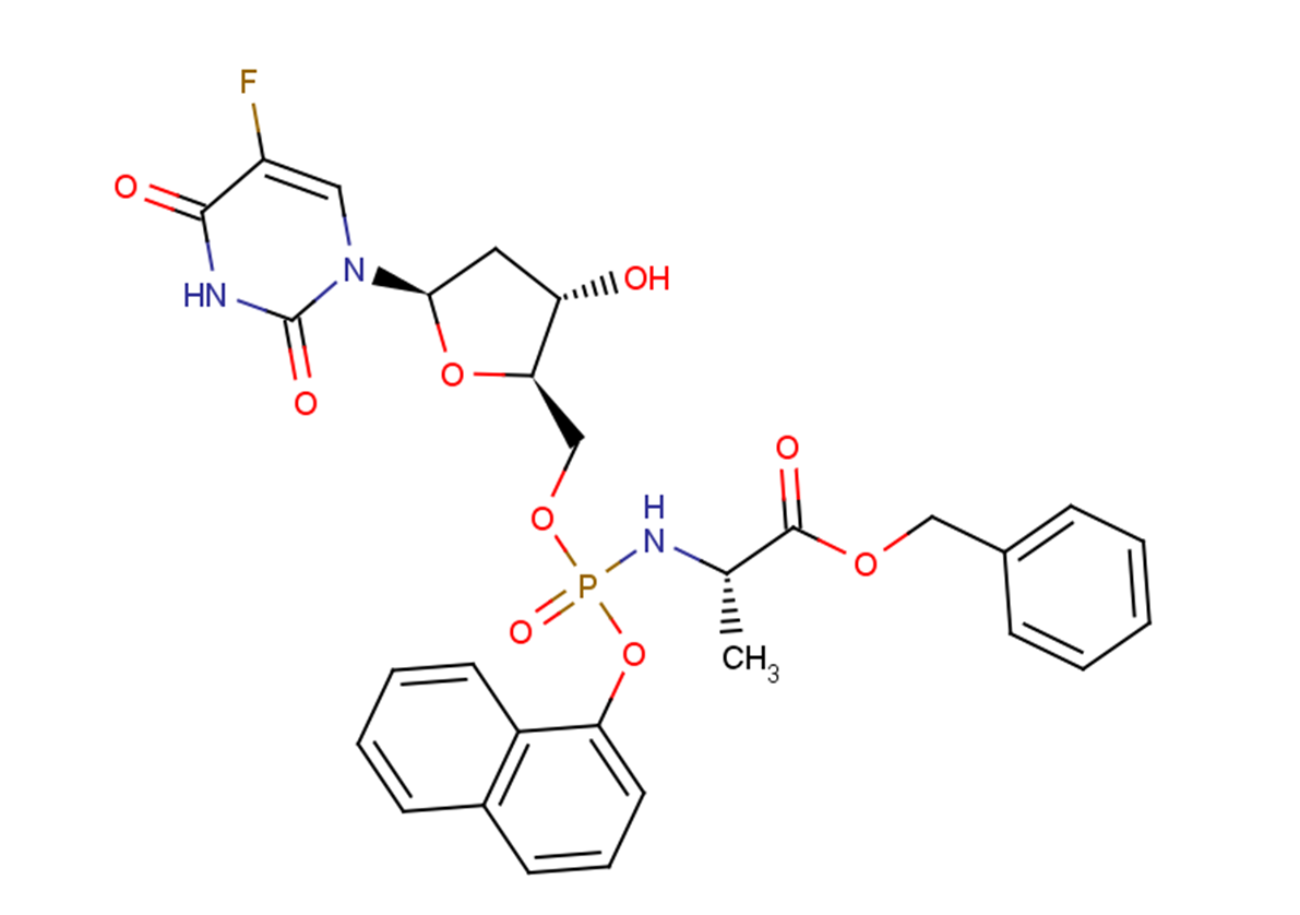 Fosifloxuridine nafalbenamide Chemical Structure