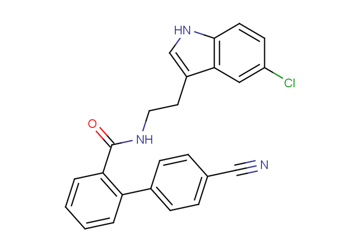 N-[2-(5-Chloro-1H-indol-3-yl)ethyl]-4'-cyanobiphenyl-2-carboxaMide