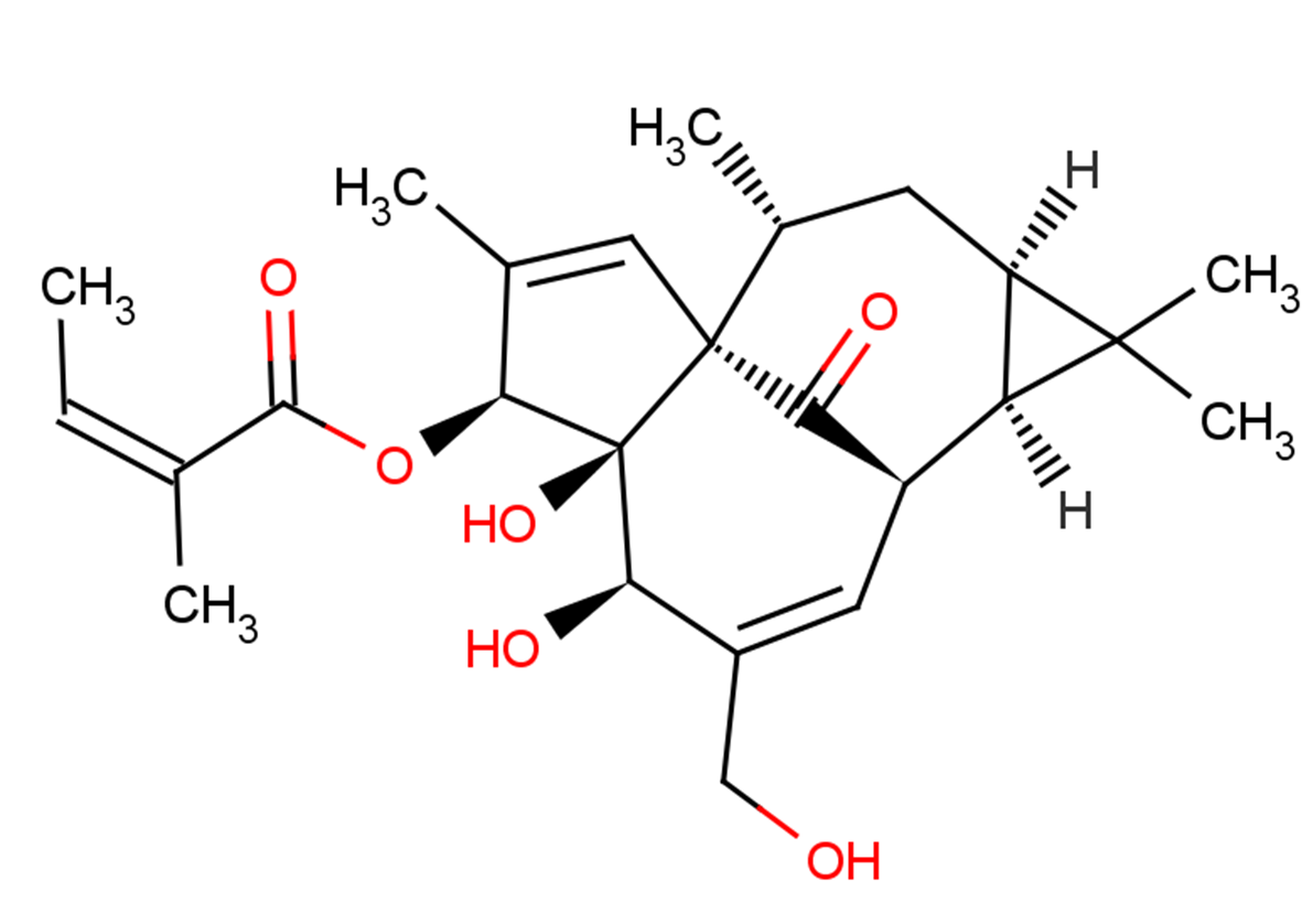 Ingenol mebutate Chemical Structure