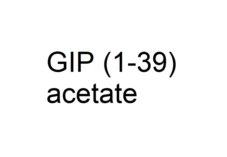 GIP (1-39) acetate Chemical Structure