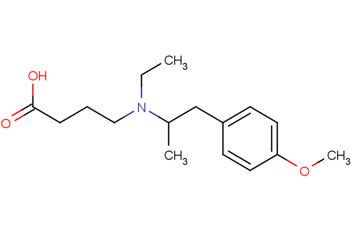 Mebeverine acid Chemical Structure