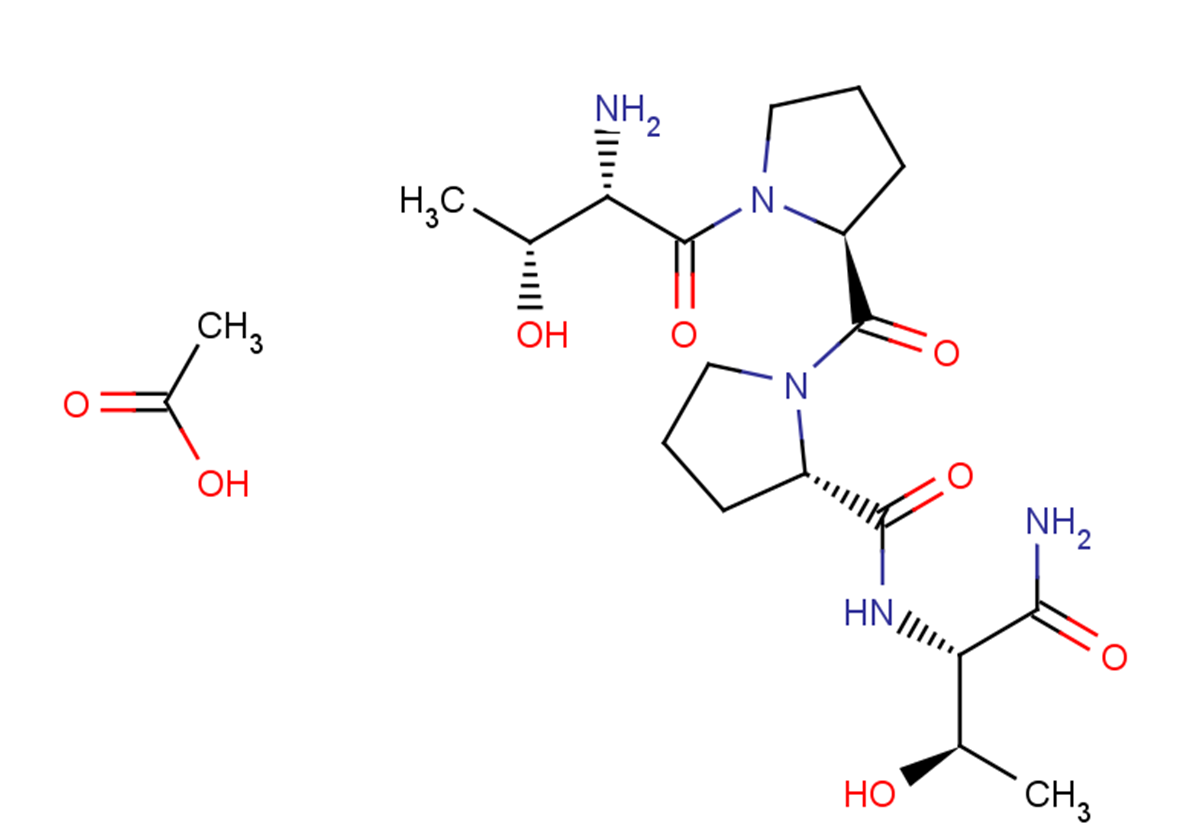 Rapastinel acetate Chemical Structure