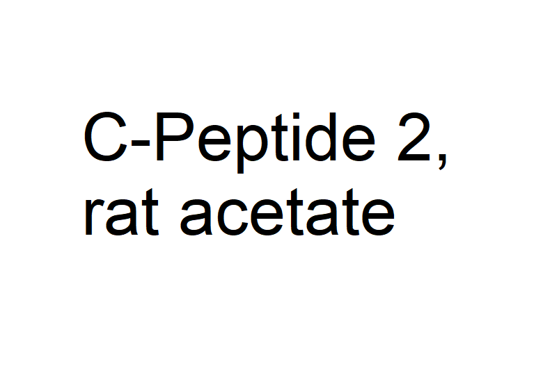 C-Peptide 2, rat acetate Chemical Structure