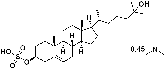 Larsucosterol (trimethylamine) Chemical Structure