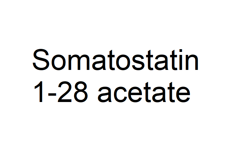 Somatostatin 1-28 acetate Chemical Structure