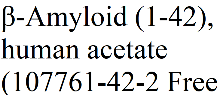 β-Amyloid (1-42), acetate (human)