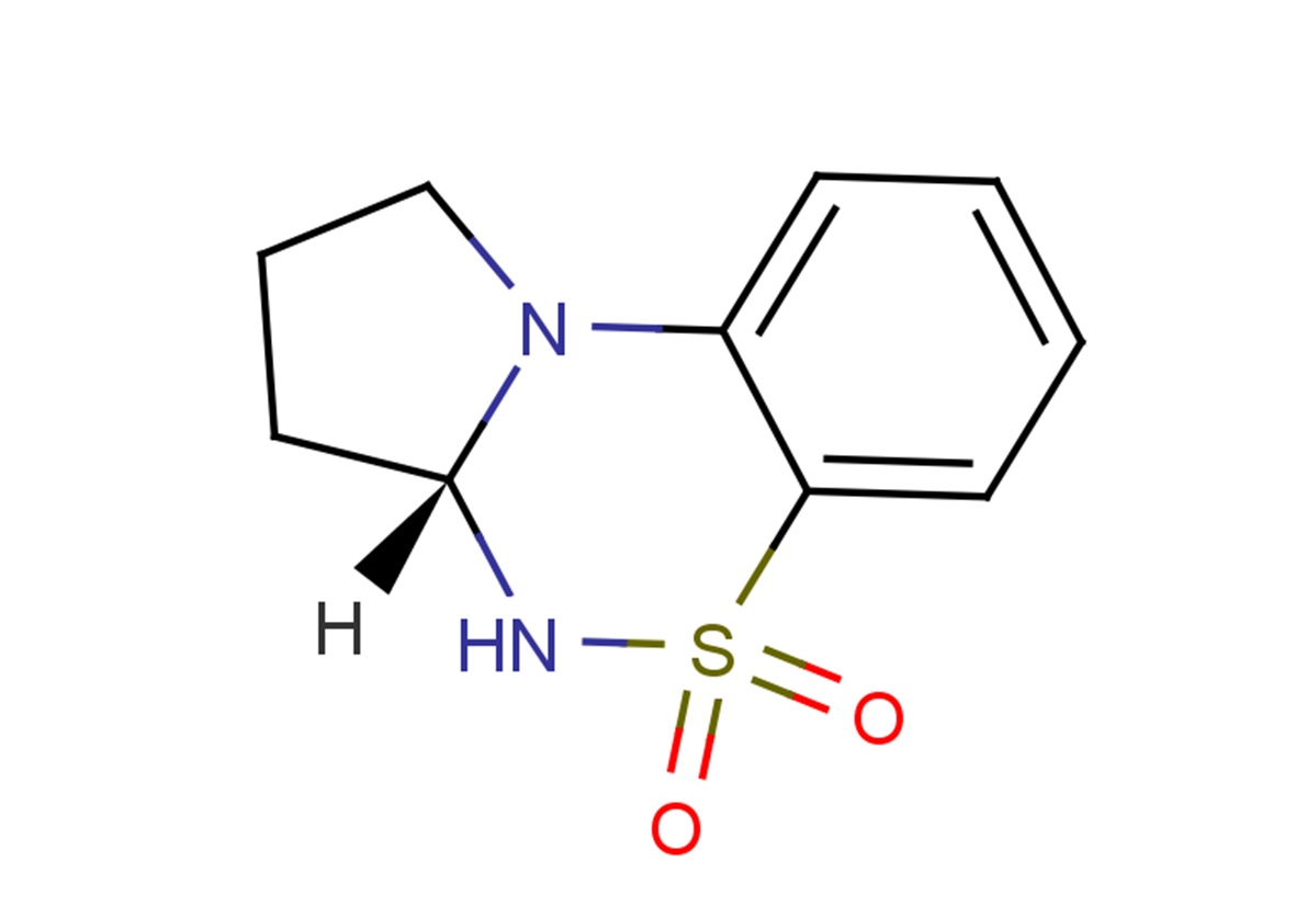 1H-Pyrrolo[2,1-c][1,2,4]benzothiadiazine, 2,3,3a,4-tetrahydro-, 5,5-dioxide, (3aR)-