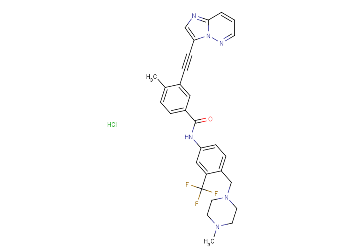 Ponatinib Hydrochloride Chemical Structure