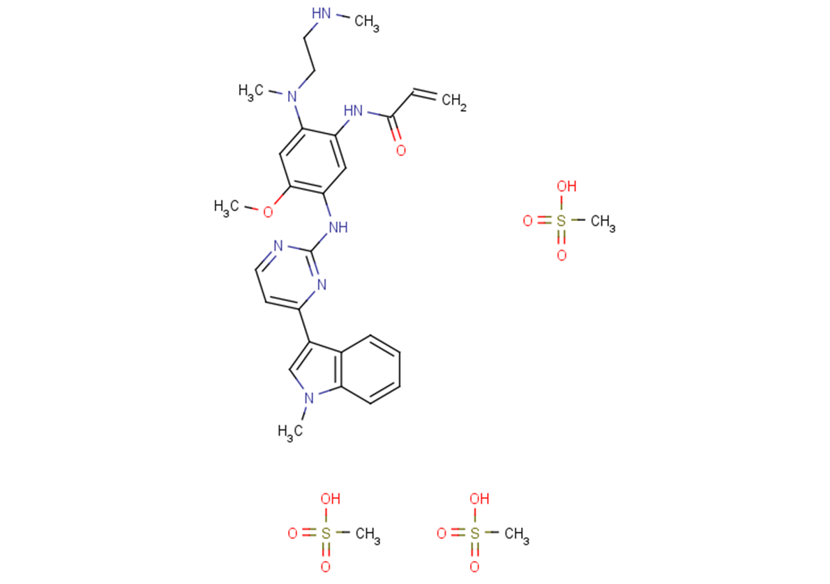 AZ7550 trimesylate salt Chemical Structure