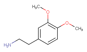 3,4-Dimethoxyphenethylamine Chemical Structure