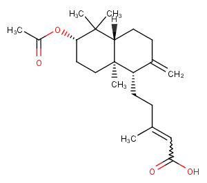 3-Acetoxy-8(17),13E-labdadien-15-oic acid