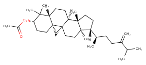 24-Methylenecycloartanol acetate Chemical Structure