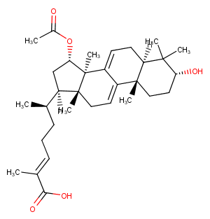 Ganoderic acid X Chemical Structure
