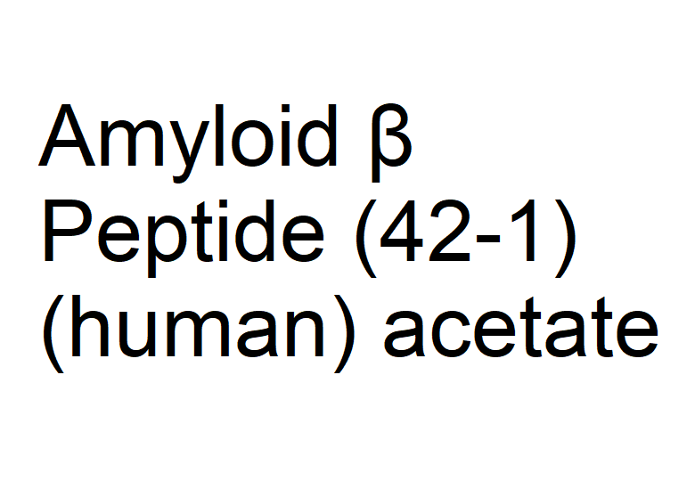 Amyloid β Peptide (42-1)(human) acetate Chemical Structure