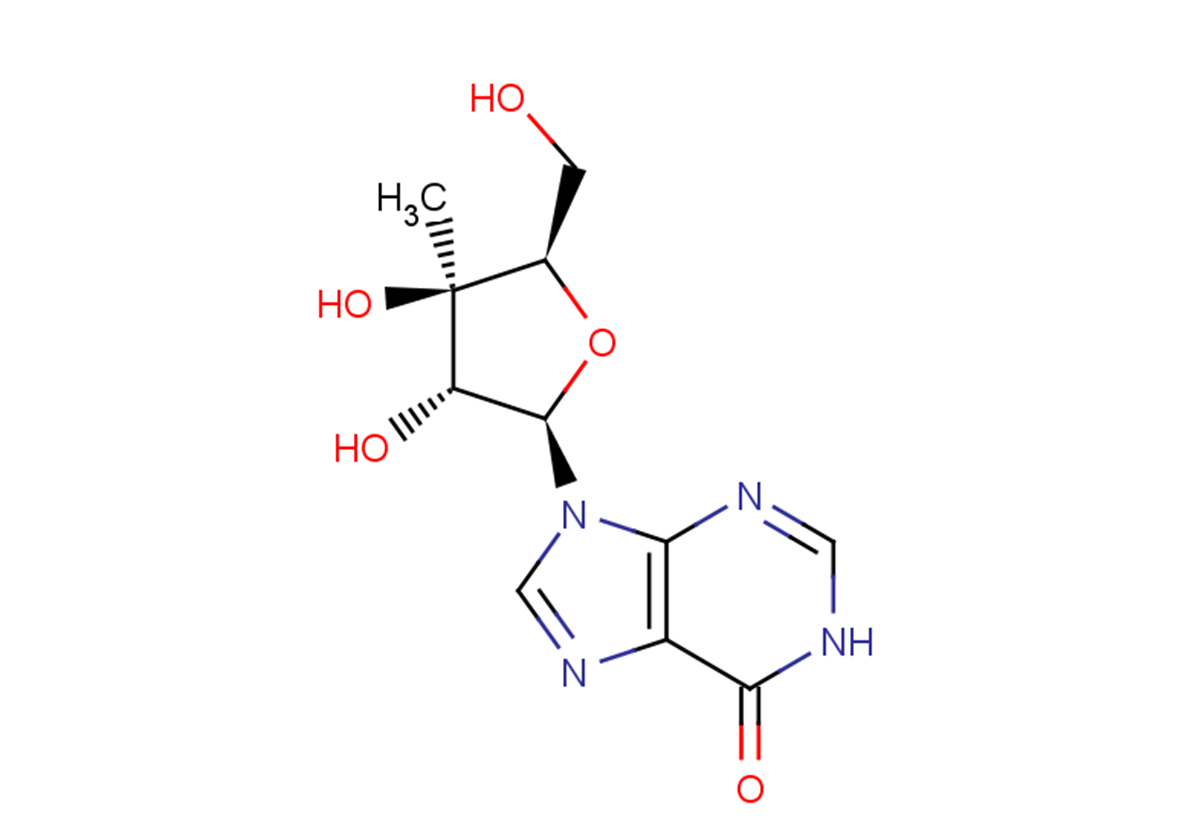 3’-beta-C-Methyl-inosine Chemical Structure