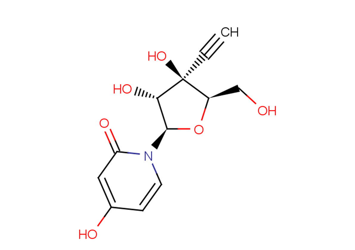 3’-beta-C-Ethynyl-3-deazauridine Chemical Structure