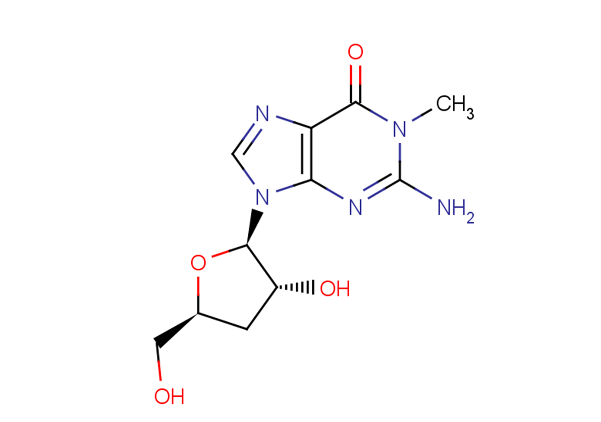 3’-Deoxy-N1-methylguanosine Chemical Structure