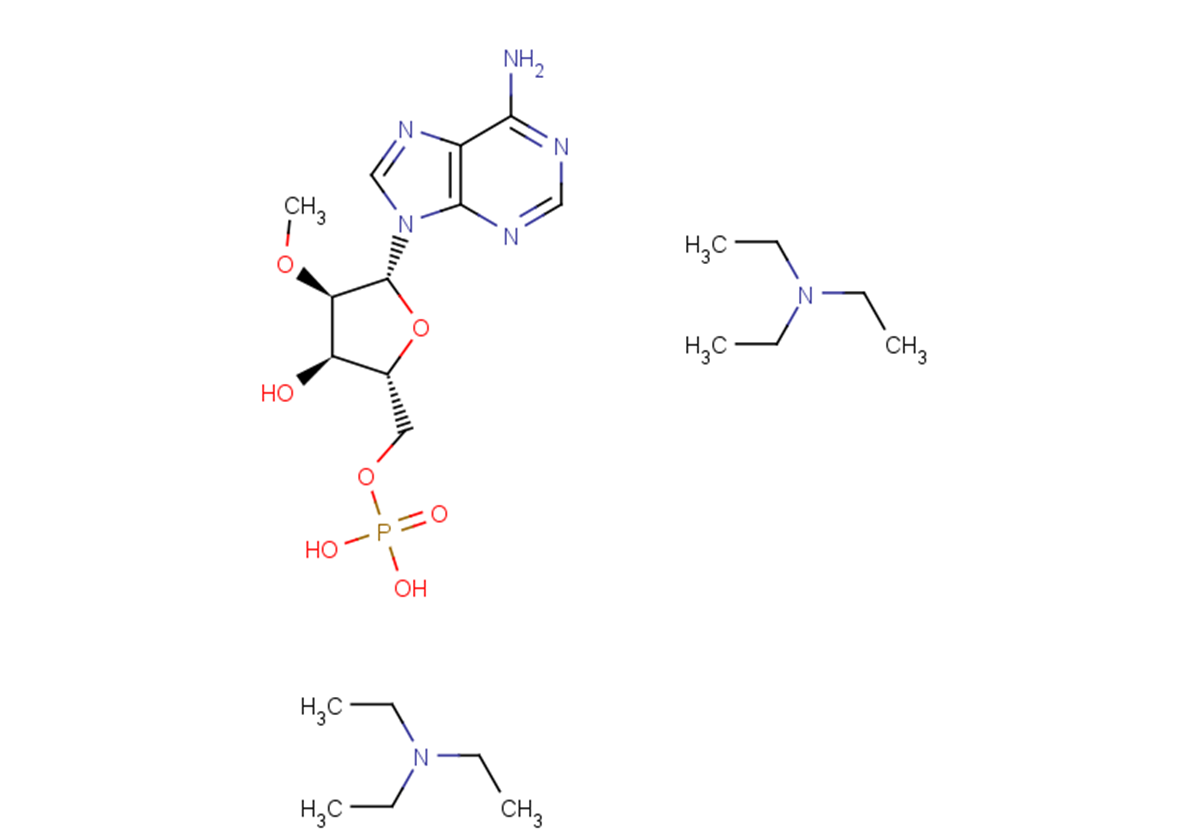 2’-O-Methyladenosine   5’-monophosphate triethyl ammonium Chemical Structure