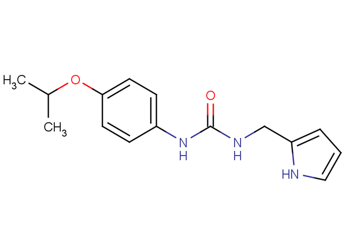 N-(4-Isopropyloxy phenyl)-N-(1H-pyrrol-2-ylmethyl)urea; flavoring agent, flavor modifier Chemical Structure