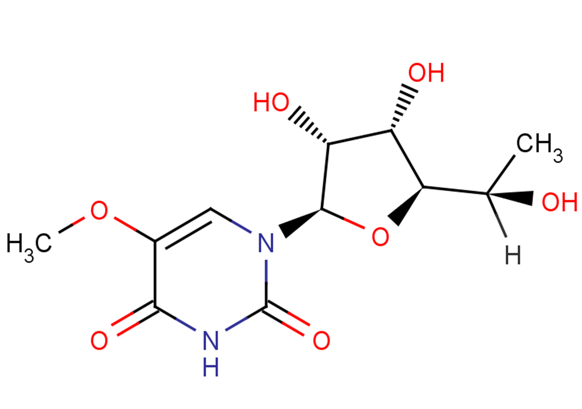 5-Methoxy-5’(R)-C-methyluridine Chemical Structure