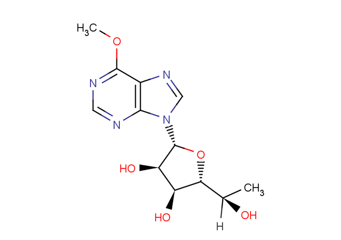 6-Methoxy-9-(beta-D-5(R)-methylribofuranosyl)-9H-purine Chemical Structure