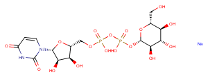 UDP-β-D-Glucose (sodium salt) Chemical Structure