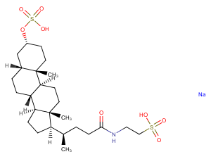 Taurolithocholic Acid 3-sulfate (sodium salt) Chemical Structure