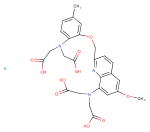 Quin-2 (potassium salt) Chemical Structure