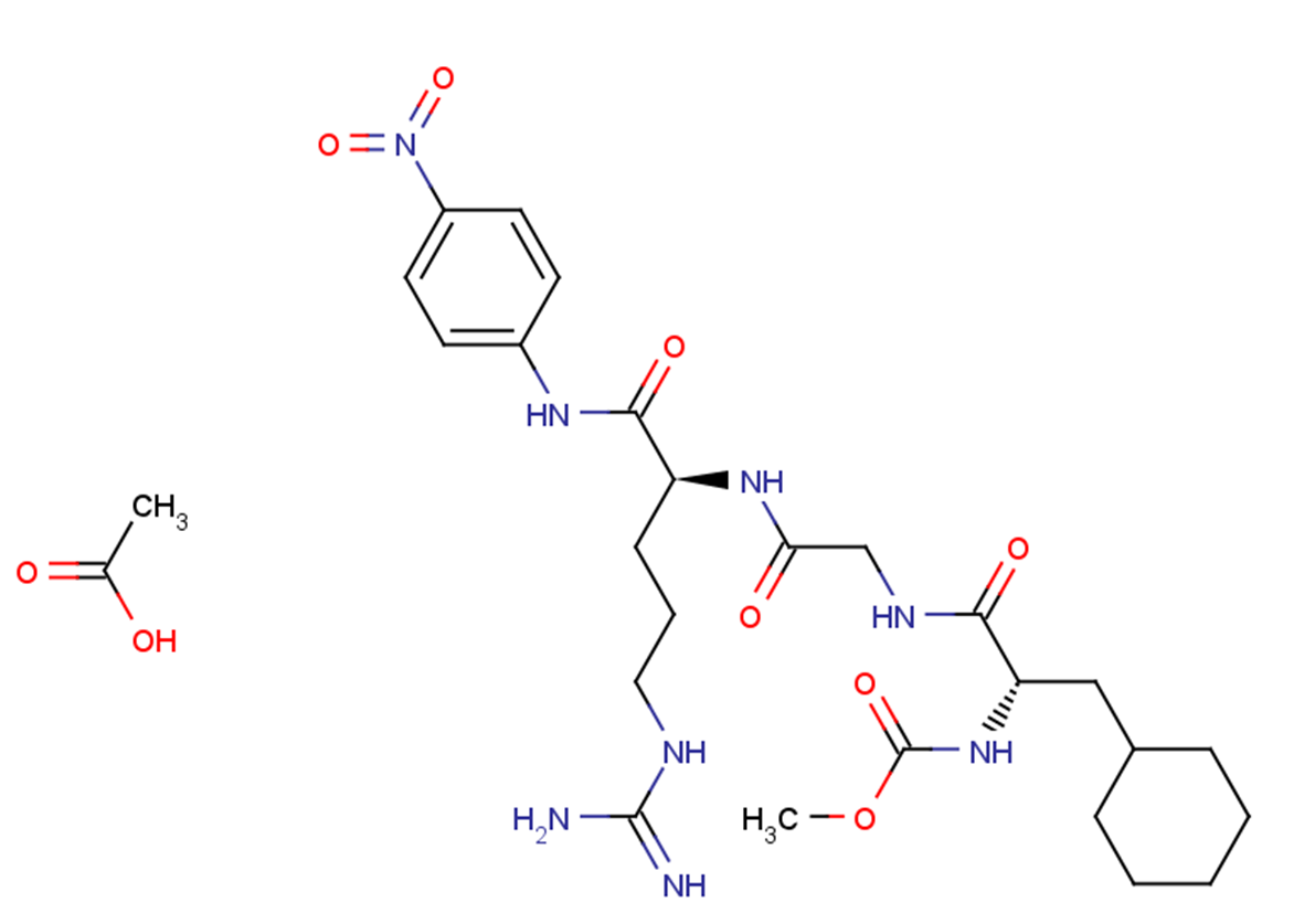CH3OCO-D-CHA-Gly-Arg-pNA acetate