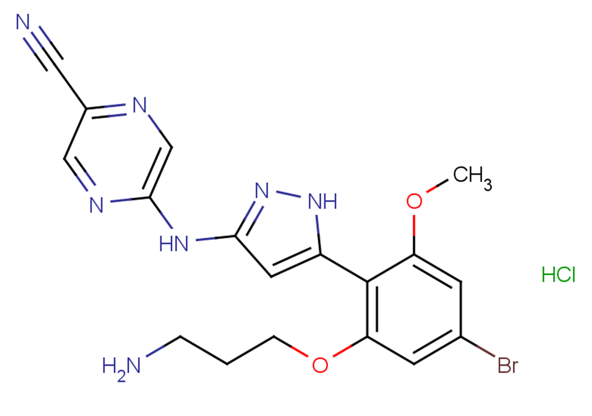 CHK1-IN-4 hydrochloride Chemical Structure