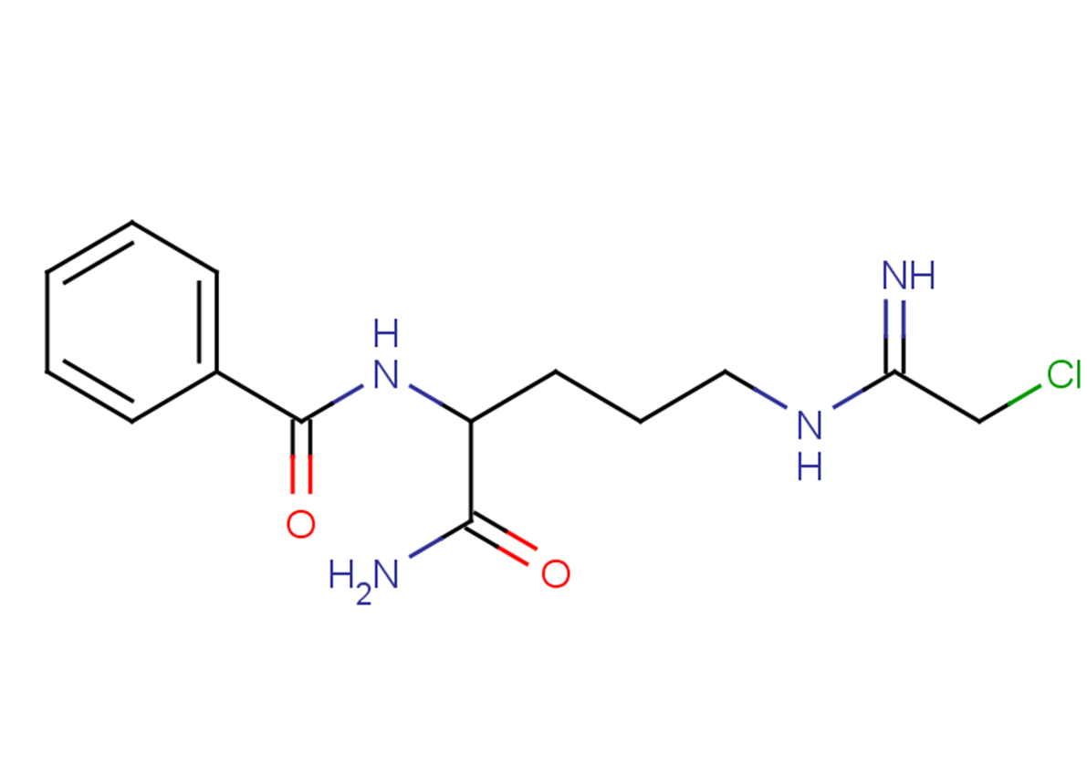 N-[1-(Aminocarbonyl)-4-[(2-chloro-1-iminoethyl)amino]butyl]benzamide