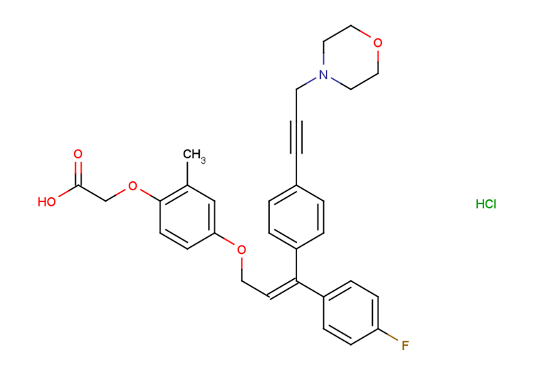 Mavodelpar free acid hydrochloride