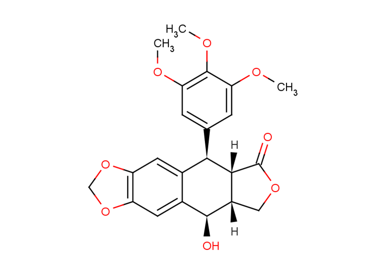 Picropodophyllotoxin Chemical Structure